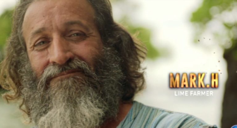 Mark Herlaar introduced as a lime farmer on Australian Survivor.