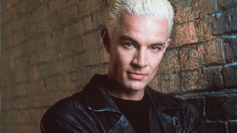 James Marsters as Spike in Buffy the Vampire Slayer.