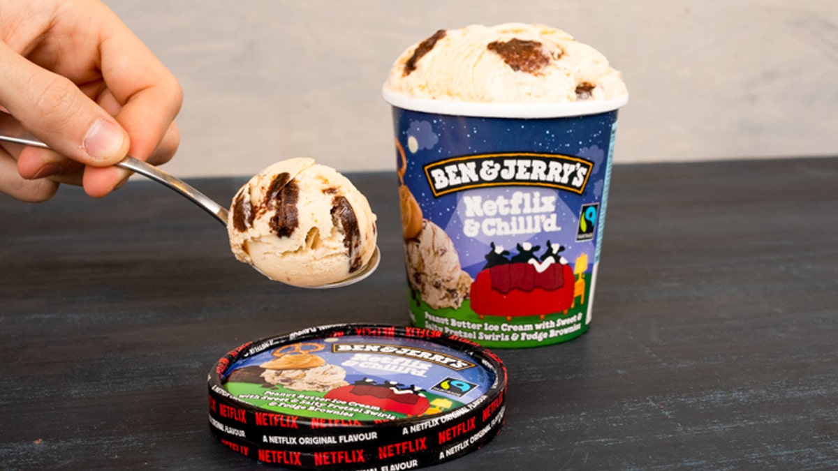 Netflix and Chill is now a flavour of ice cream... weird?