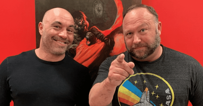 Joe Rogan with Alex Jones