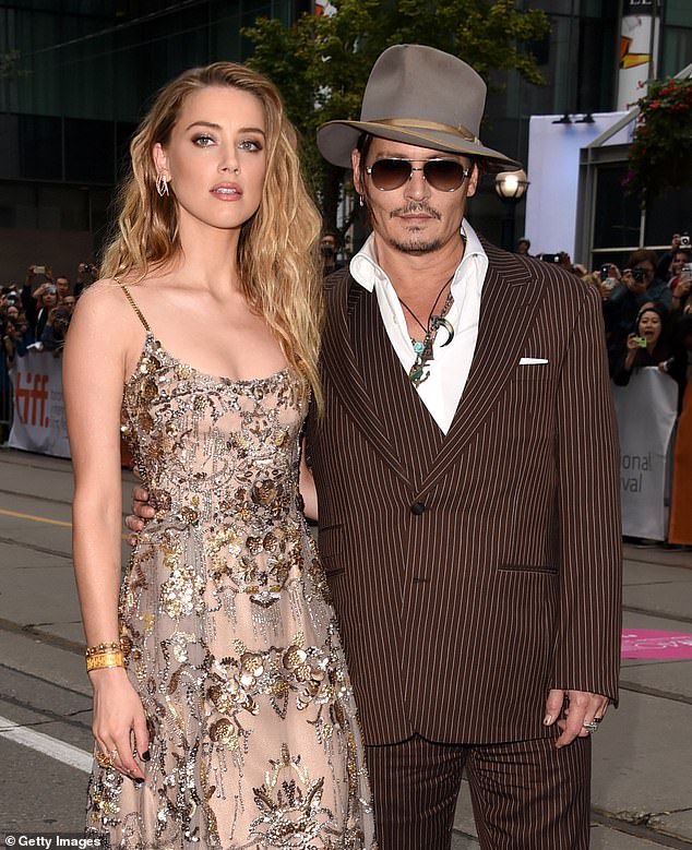 Amber Turd and Johnny Depp