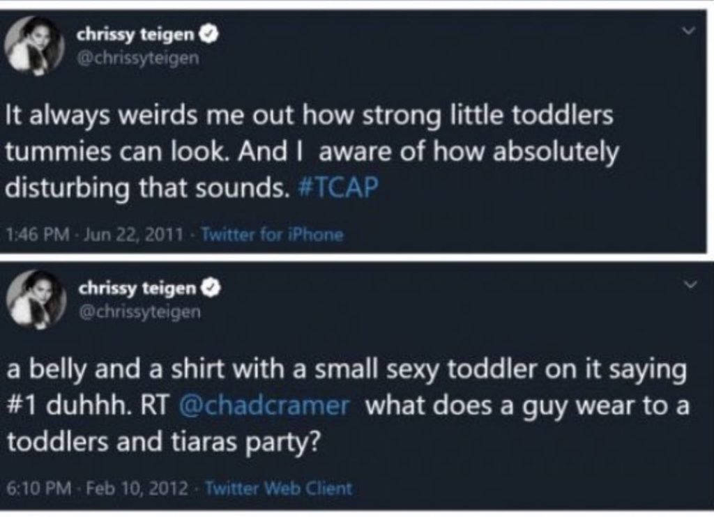 disturbing Chrstine tweet
