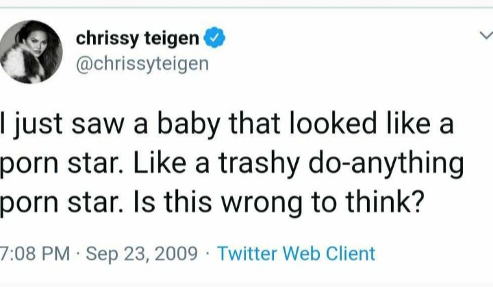 creepy baby tweet