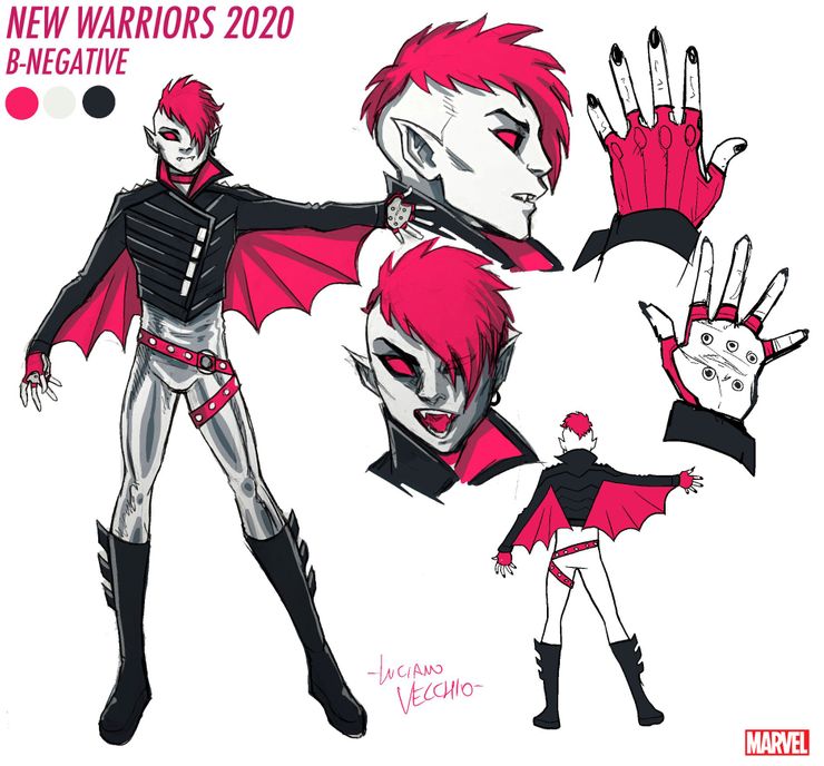 Otherkin superhero who enjoys blood play