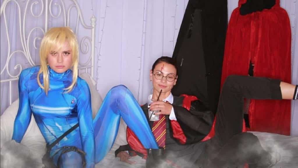 Brie Larson Samus Arun cosplay costume