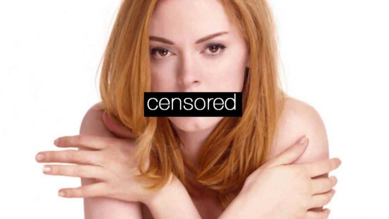 Rose McGowan banned from Facebook for talking about the debate