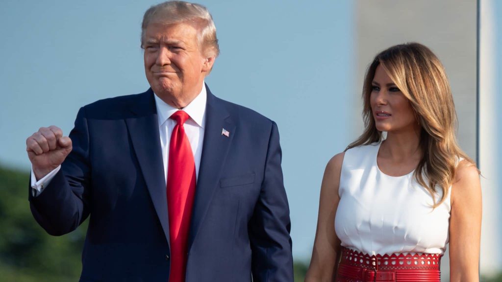 (POTUS) Donald Trump. (FLOTUS) Melenia Trump