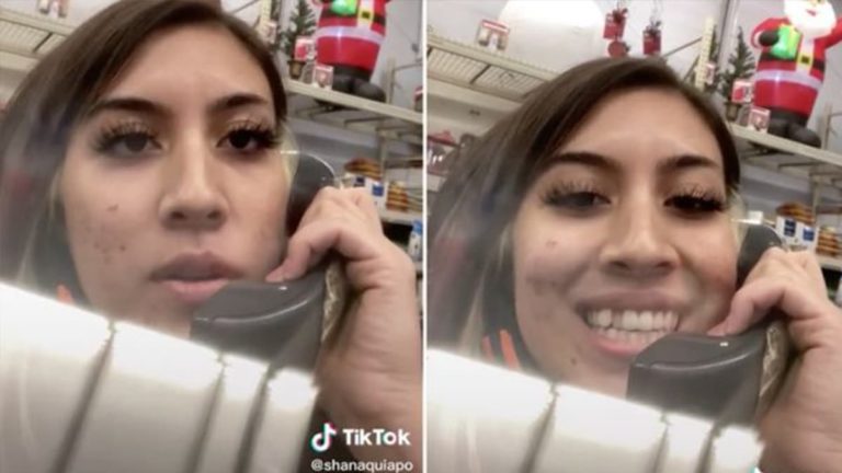 Walmart girl loses it: calls out manager and workers through PA on TikTok