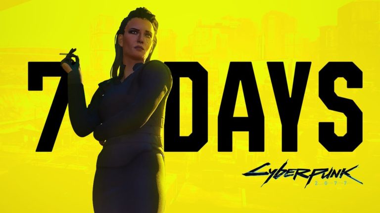 Cyberpunk 2077 trends on Twitter with 32K tweets week before release