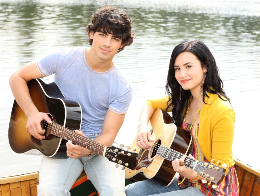 Demi Lovato, 15, and Joe Jonas in Camp Rock