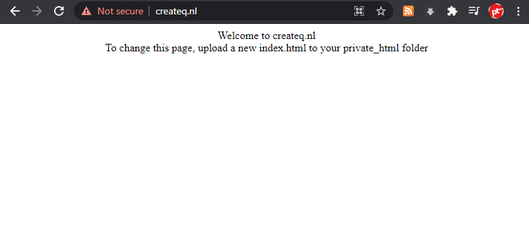 CREATEQ.NL -- WEBSITE DOWN!
