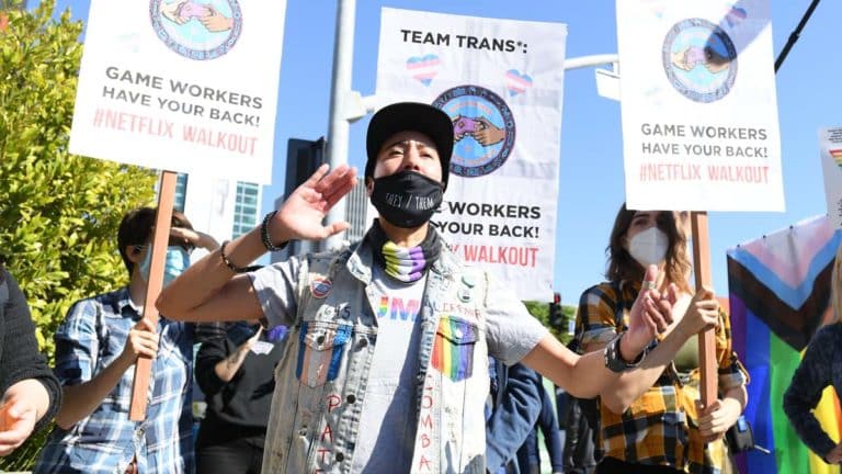 Netflix employees stage walkout to protest Chappelle's transgender jokes