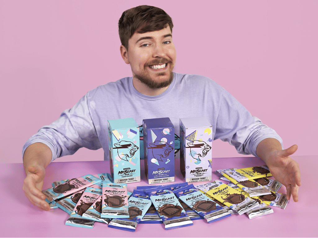 Mr Beast feastables.
