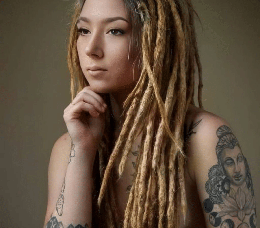 Dreadlocks and tattoos