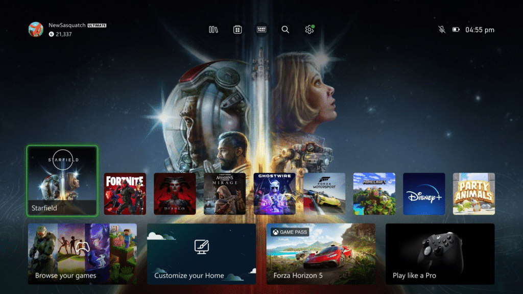 Xbox UI