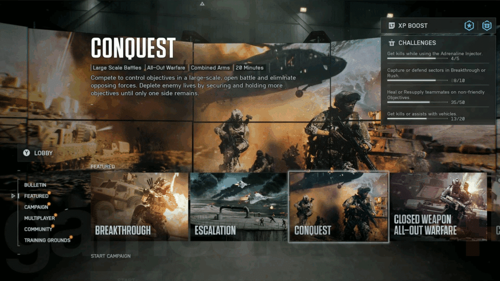 game modes