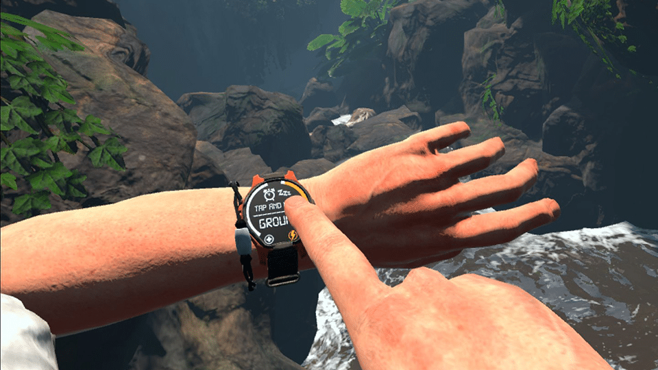 Green Hell VR UI is a watch