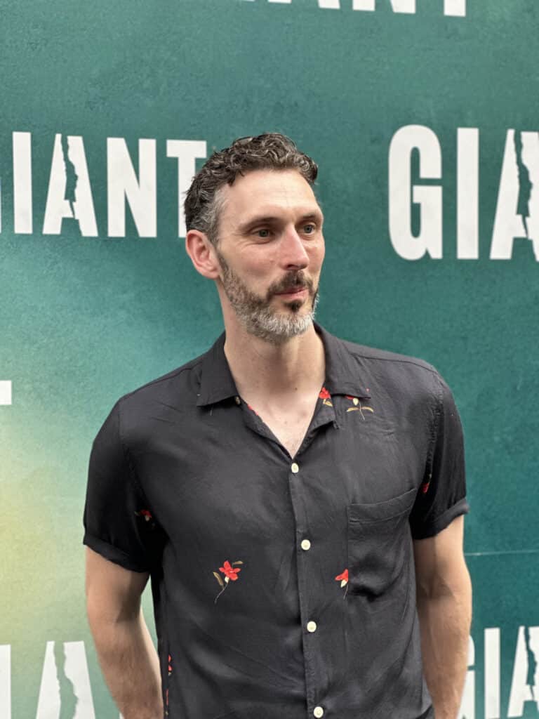 Blake Harrison at a theatre press night in 2025