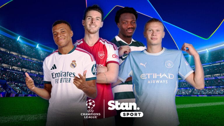 UEFA Champions League 2026 key art for Stan Sport