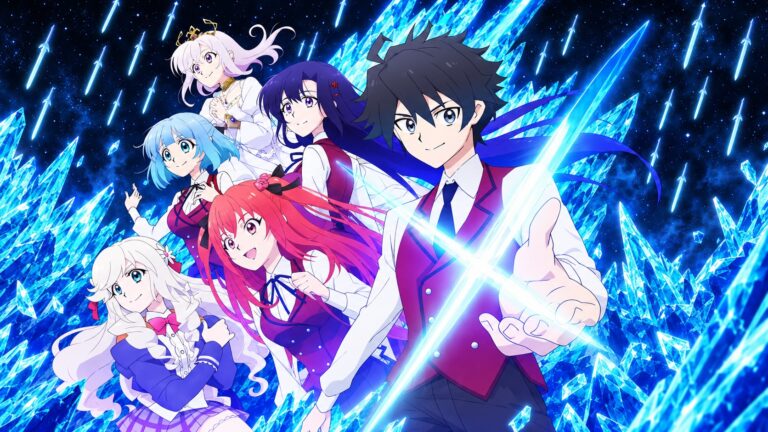Ray White summons an ice blade beside his Arnold Academy friends in The Iceblade Sorcerer Shall Rule the World II