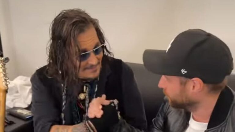 Johnny Depp meets personal coach Bjorn Schulz