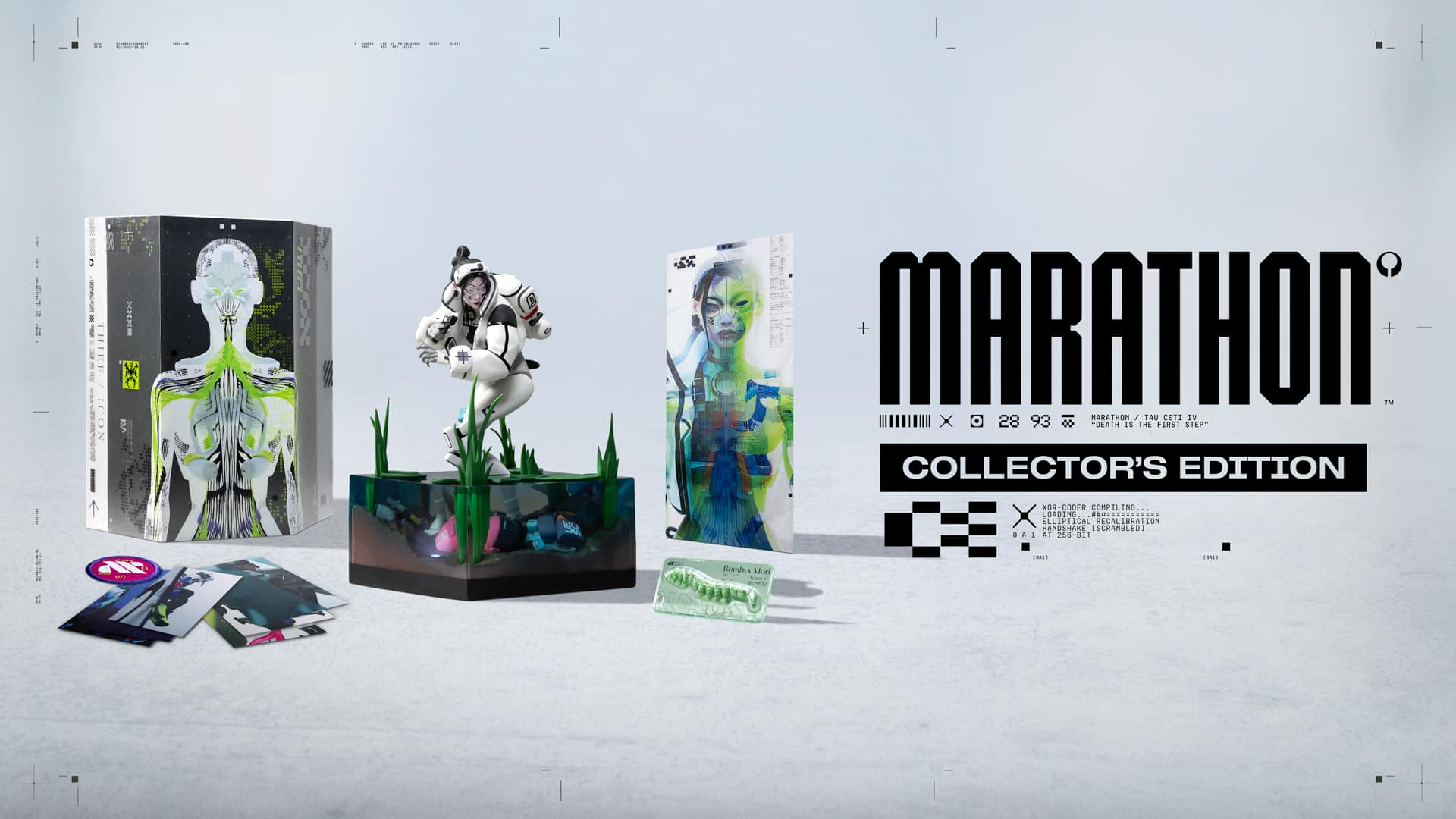 Marathon Collector's Edition with Thief Runner statue and premium packaging