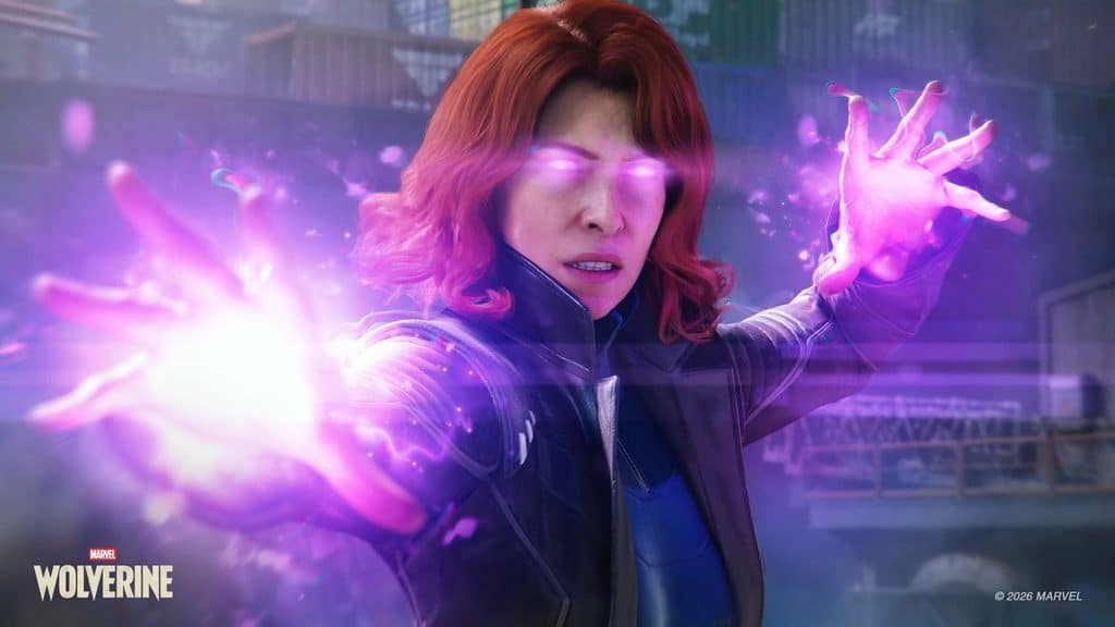 Jean Grey uses her telekinetic powers in Marvel's Wolverine