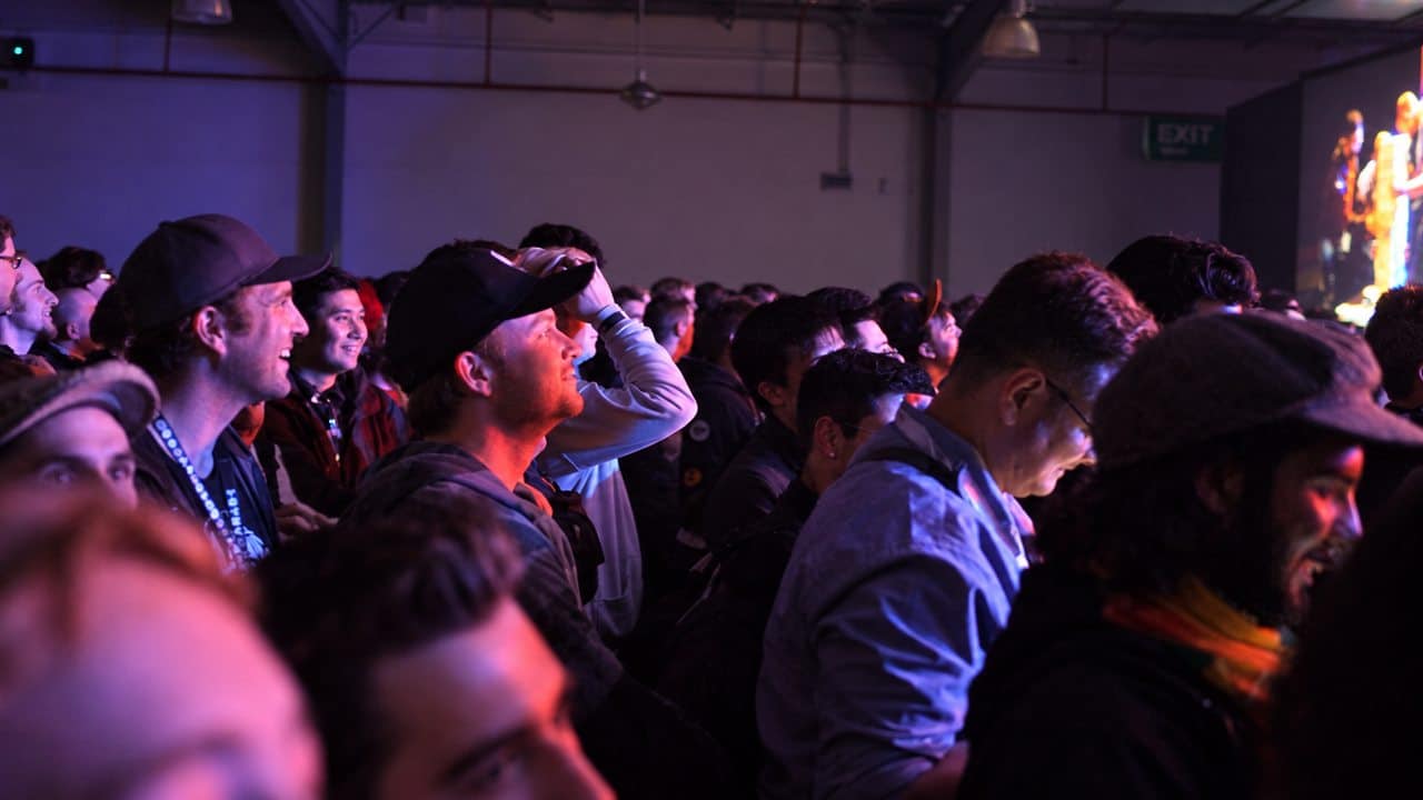 PAX Australia panel audience at the 2013 event