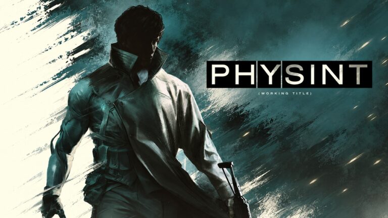 Shadowed operative and PHYSINT title in AI-reframed promotional artwork