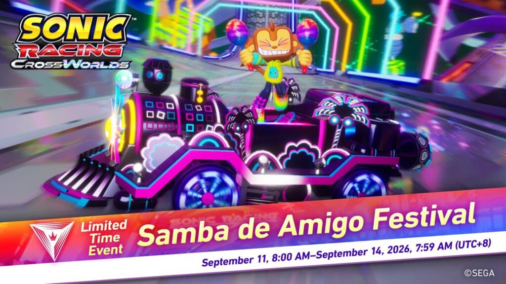 Amigo in his classic skin for the free Sonic Racing: CrossWorlds content drop