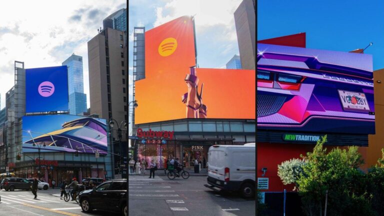 Spotify GTA VI artwork billboards in United States cities