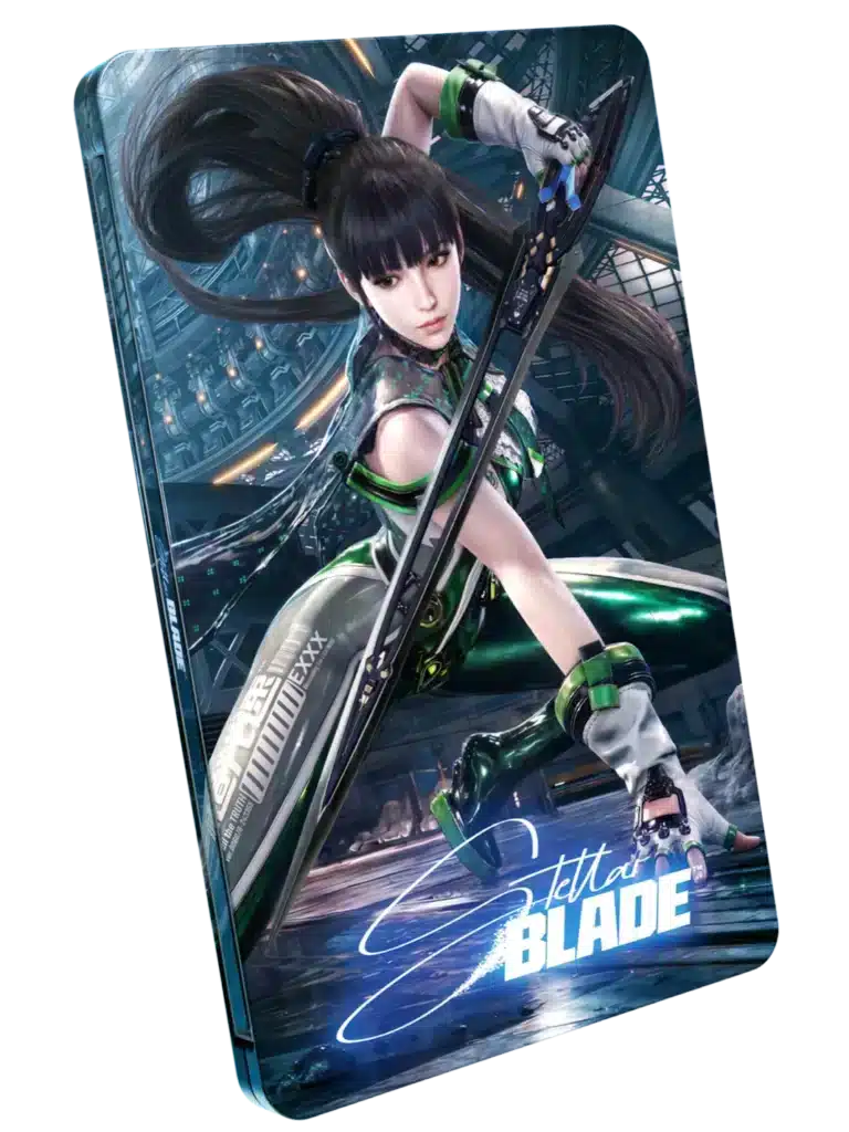 Limited edition Stellar Blade steelbook with EVE artwork