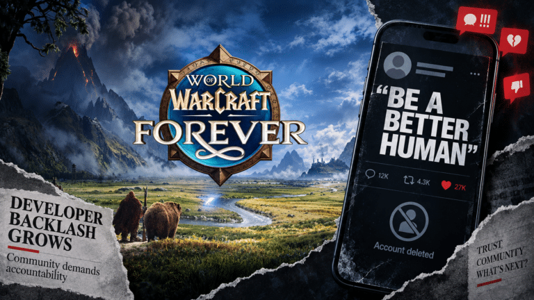 World of Warcraft Forever social media backlash editorial hero