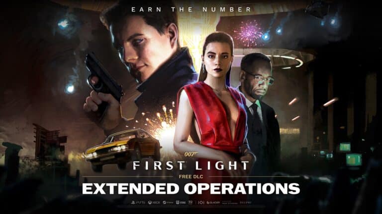 007 First Light Extended Operations artwork with James Bond and supporting cast