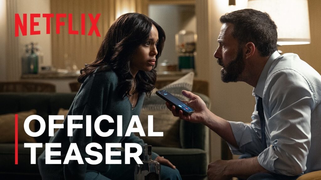 Kerry Washington and Ben Affleck face each other in Animals