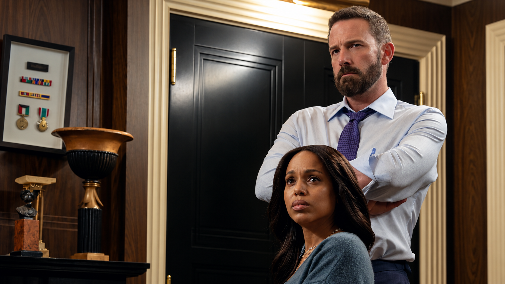Ben Affleck and Kerry Washington in Netflix thriller Animals
