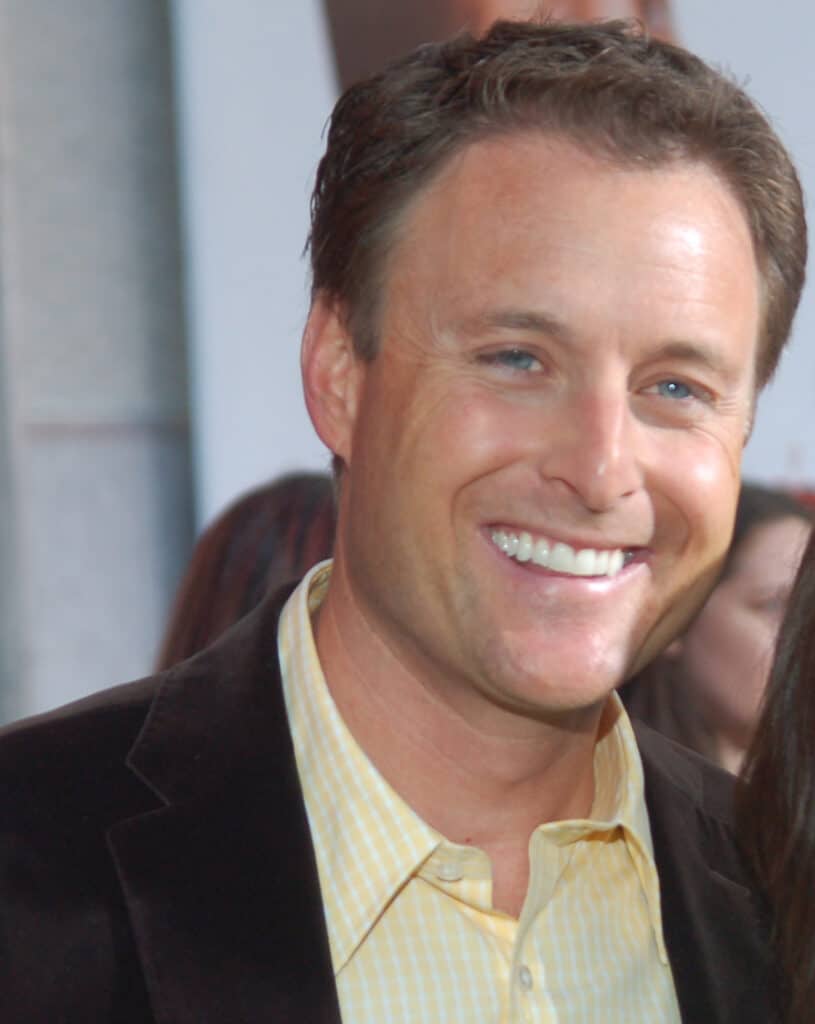 Chris Harrison smiling at a public event