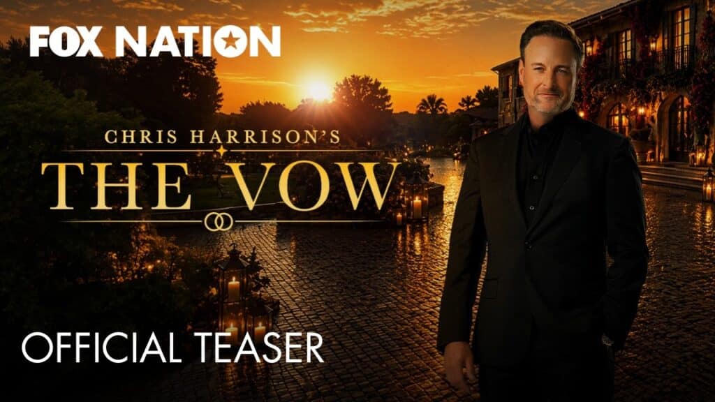 Chris Harrison in the official trailer artwork for The Vow