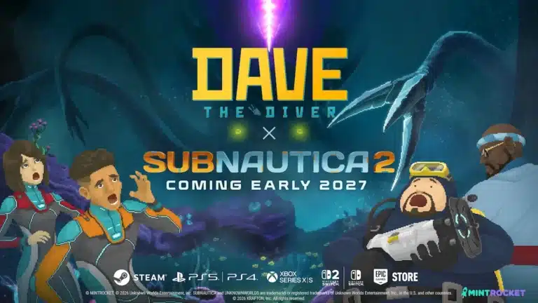 Dave the Diver and Subnautica 2 crossover key art