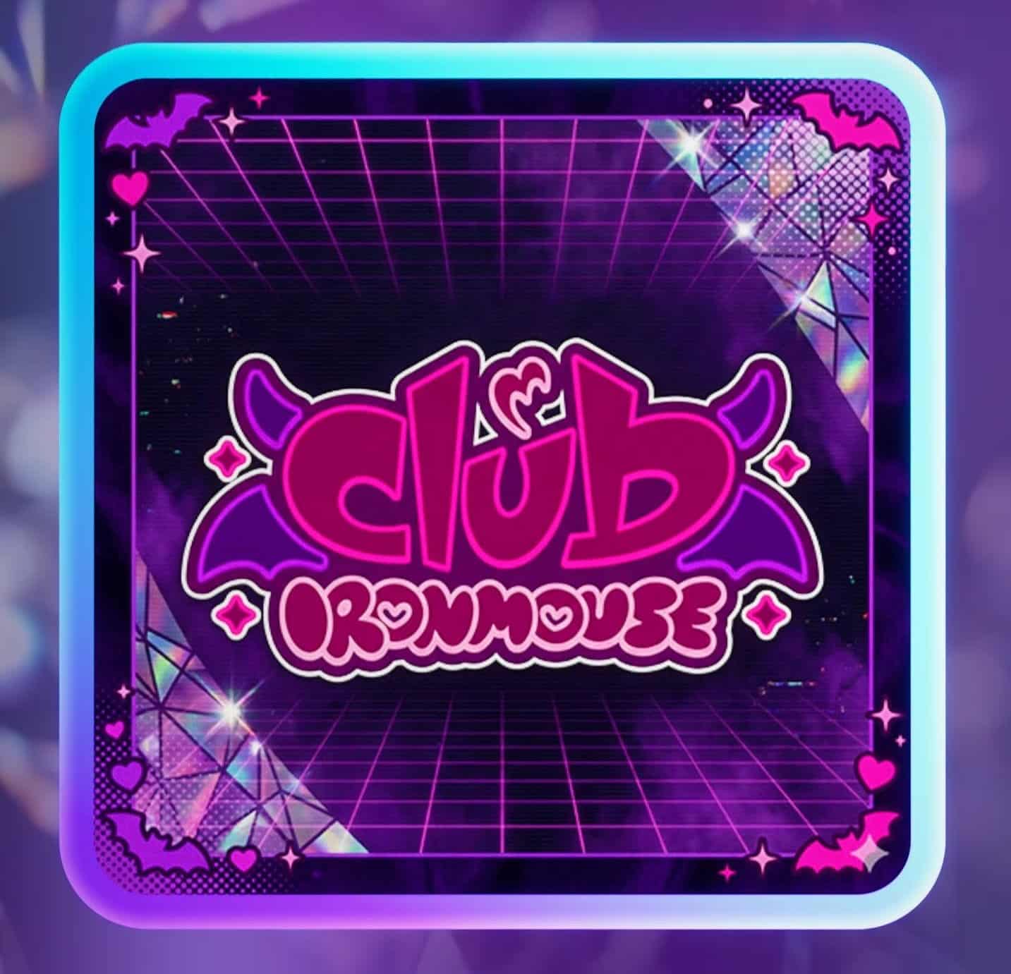Club Ironmouse artwork shown in Fortnite with a Gemini watermark visible in the lower-right corner
