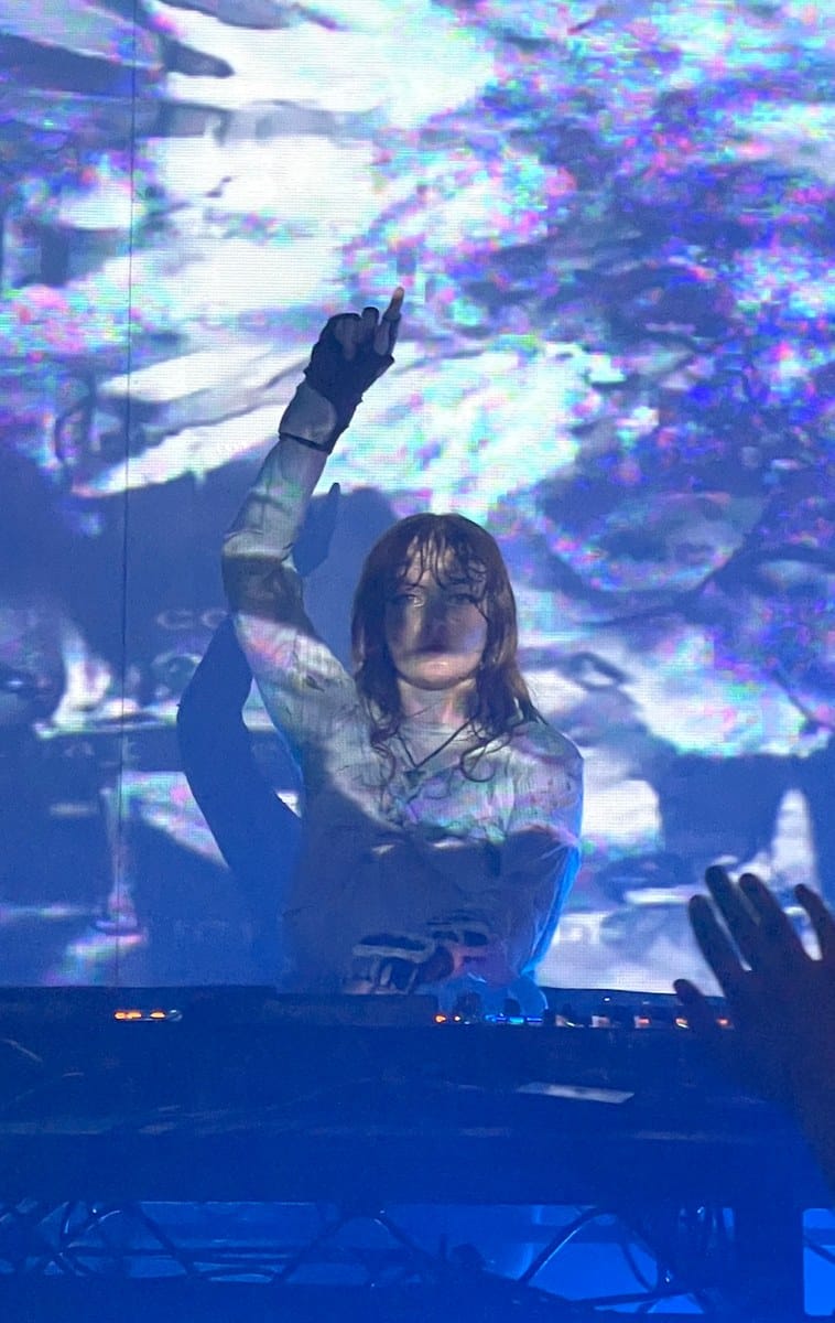 Ninajirachi performing live in London in 2026