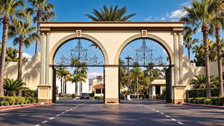 The studio gate that will sit inside the newly named Skydance group