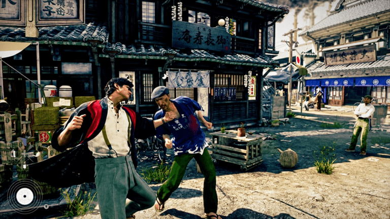 Makoto Daito fights an opponent in a Japanese street in Stranger Than Heaven