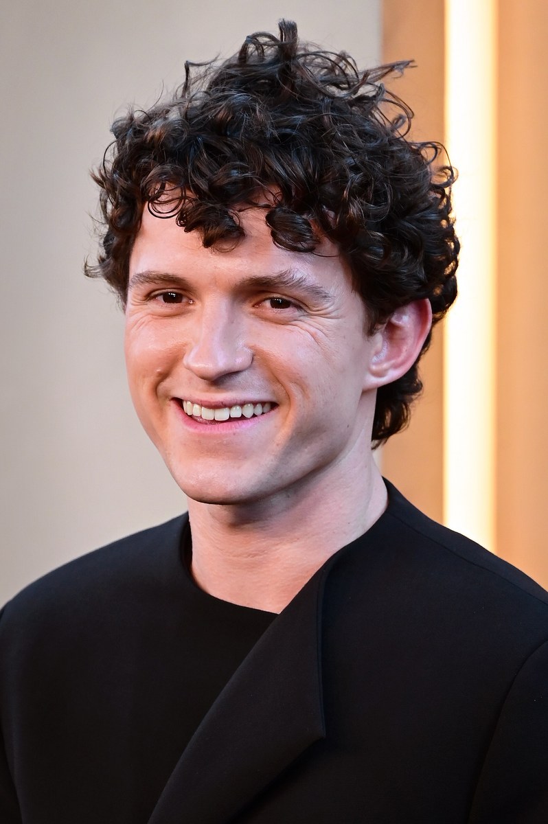 Tom Holland attending a public film event